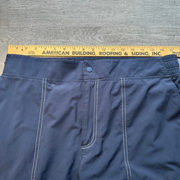 Athleta Chelsea Utility Wide Leg Pant Blue Cargo 14 Athletic - Picture 11 of 15
